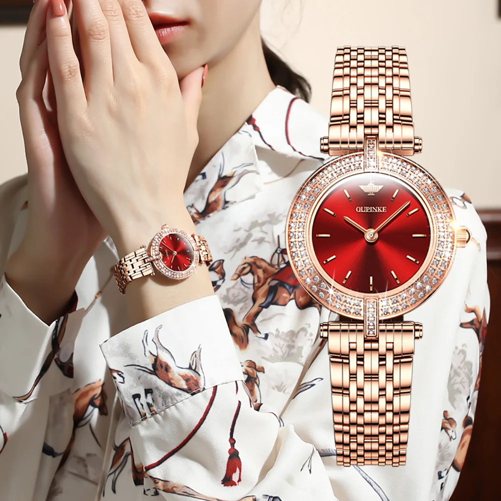 Luxury Slim Sapphire Quartz Watch