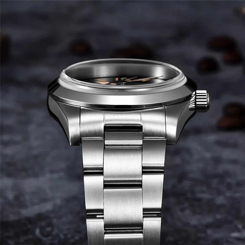 Minimalist Design In Stainless Steel Or Leather