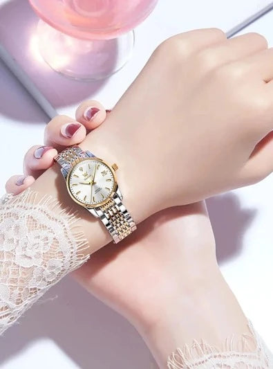 Luxury Slimline Watch & Bracelet