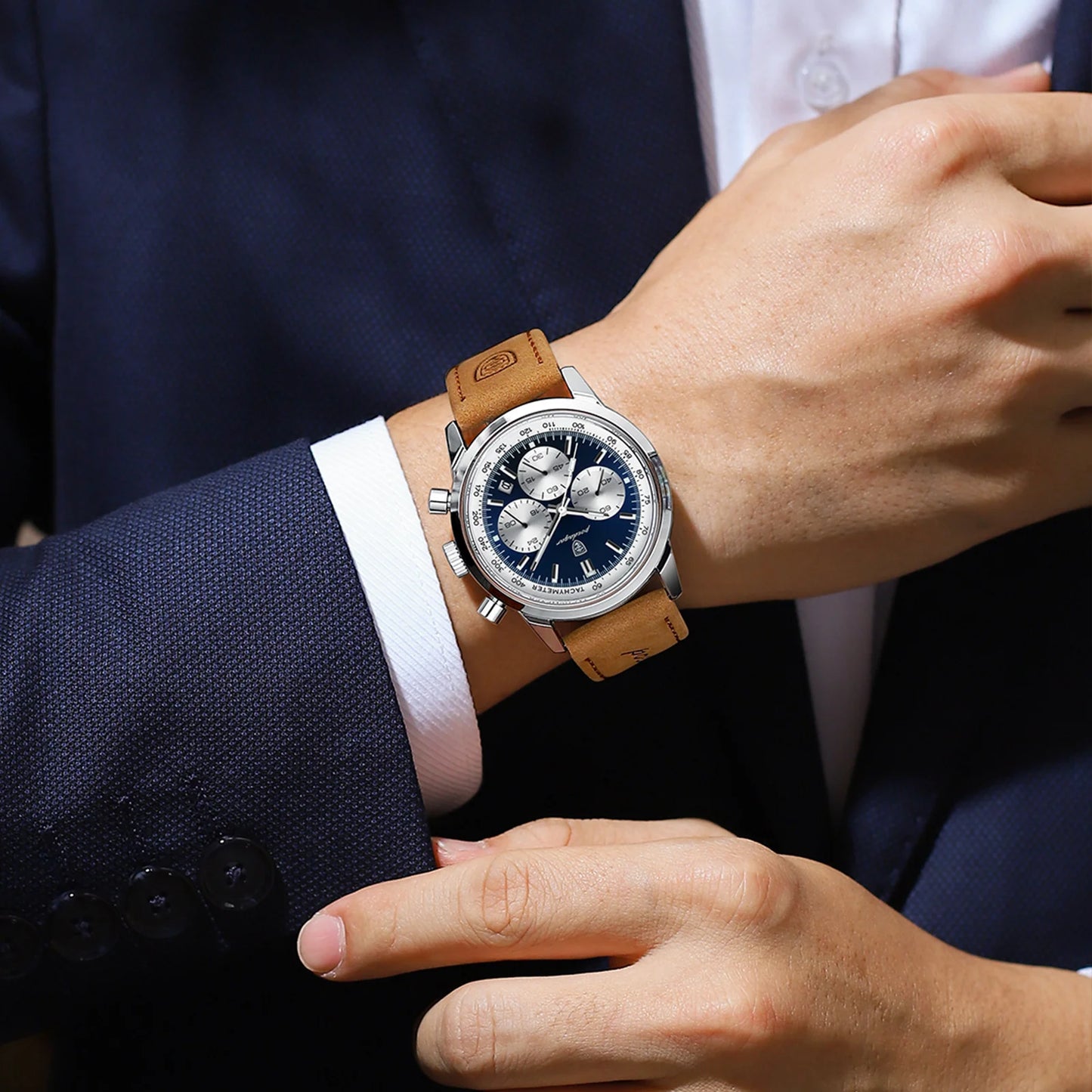 Men's Classically Sophisticated Chronograph Watch